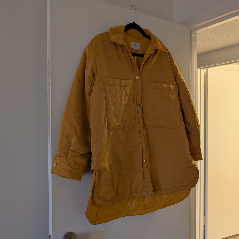 Women's Mustard Puffer Jacket